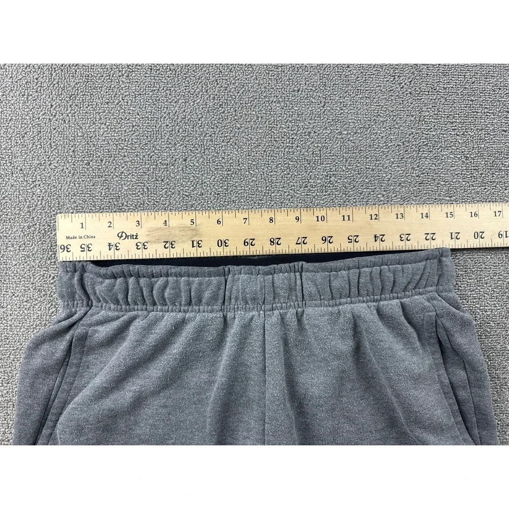 Nike Dri-FIT Sweatpants Men M‎ Gray Athletic Tapered Leg Swoosh Logo Activewear